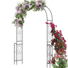 Dreamade Garden Arch Trellis - 7.9 ft Metal Arbor Pergola