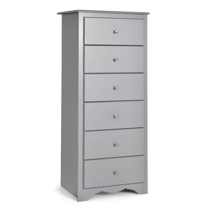 6 Drawer Chest Wooden Dresser Clothes Organizer Bedroom