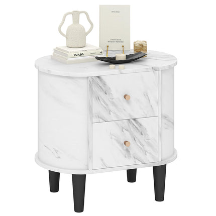Dreamade 2-Drawer Nightstand Set of 1/2