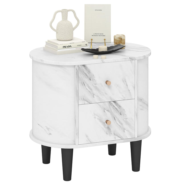 Dreamade 2-Drawer Nightstand Set of 1/2