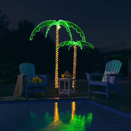 Lighted Palm Trees for Outside Patio - DreamadeUS