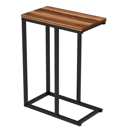 Dreamade Small Sofa Couch Side Table That Slide Under with Metal Frame & Spacious Tabletop