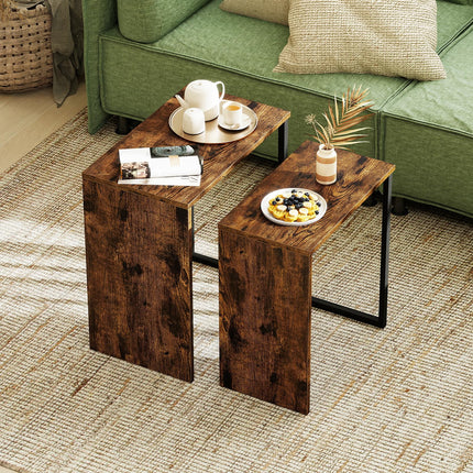 Dreamade Nesting Coffee Table Set of 2 for Living Room
