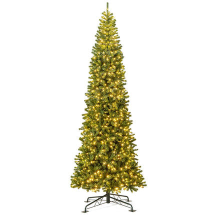 Dreamade 12 FT Pre-Lit Artificial Christmas Tree with Quick Power Connector