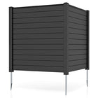 Dreamade Air Conditioner Fence 2 Panels - 48''W x 48''H Outdoor Privacy Screen with Upgraded Metal Stakes