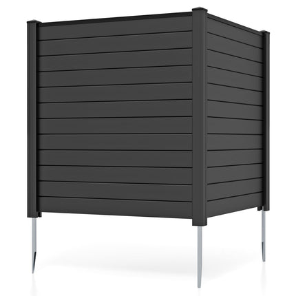 Dreamade Air Conditioner Fence 2 Panels - 48''W x 48''H Outdoor Privacy Screen with Upgraded Metal Stakes