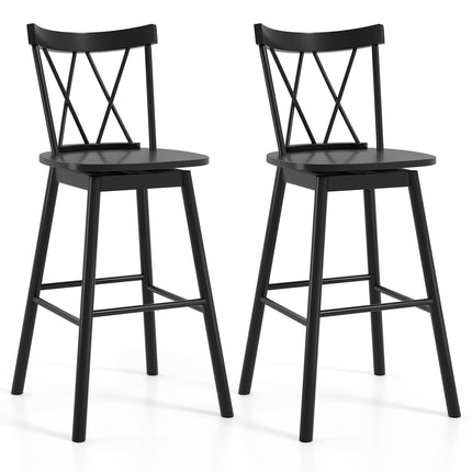 Dreamade Windsor Bar Stools Set of 2/4(29"/24")