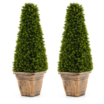 Dreamade 3ft Artificial Boxwood Topiary Tree