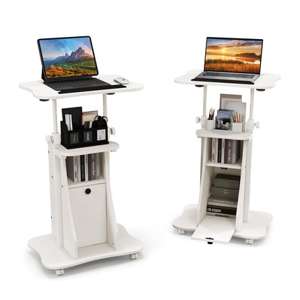 Dreamade Mobile Podium Stand