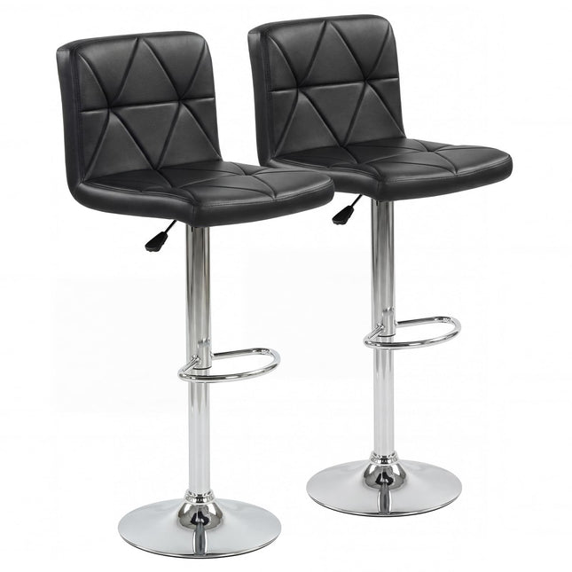 Dreamade Modern Faux Leather Upholstered Counter Height Barstools Set of 2/4