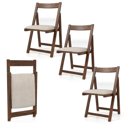 Dreamade Folding Dining Chairs Set of 4