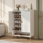 Dreamade 7-Tier Wooden Shoe Storage Cabinet w/Doors
