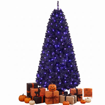 DREAMADE 6/7 ft Prelit Black Christmas Tree