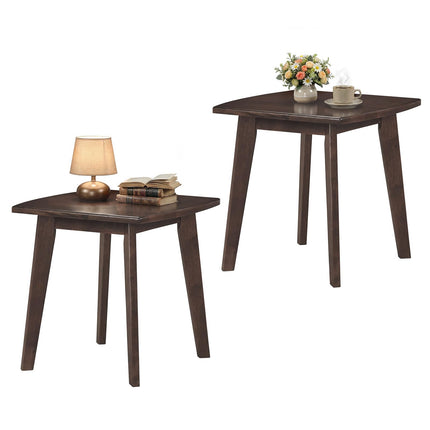 Dreamade Modern Square Side Table Set of 1/2