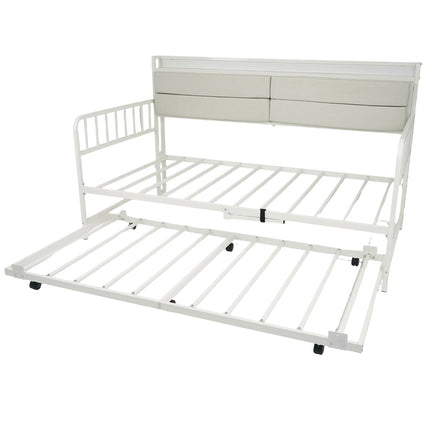 Dreamade Daybed with Trundle Twin Bed Frame