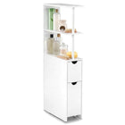 Dreamade Slim Storage Cabinet Narrow Freestanding Bathroom Organizer