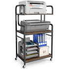 Dreamade 3-Tier Rolling Printer Stand with Storage Shelves