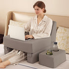 Dreamade Reading Pillow for Gaming Extra Large Lap Desk for Laptop with Back Arm Rest & Cup Holder for Adult