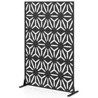 Dreamade 72''H x 48''W Freestanding Metal Privacy Screen with Stable Legs