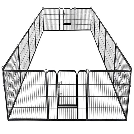 Dreamade 48 inch Dog Playpen with Door (16 pannels)