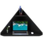 Dreamade Wall Mounted Computer Desk with Storage Shelf