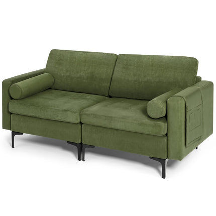 Dreamade 68" Modern Loveseat, 2-Seater Sofa Couch
