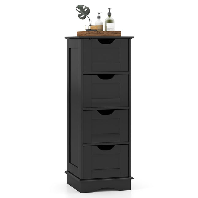 Dreamade Bathroom Storage Cabinet with 4 Drawers