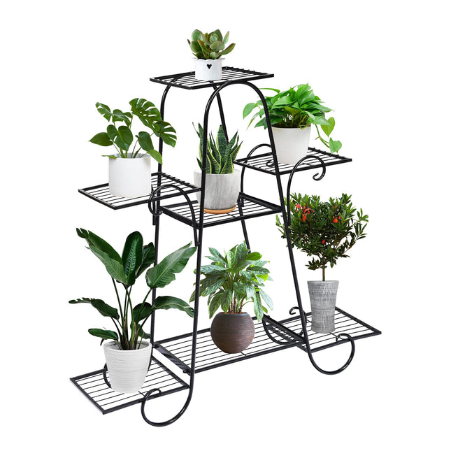 Dreamade 7 Tiers Metal Plant Stand Flower Pots Holder