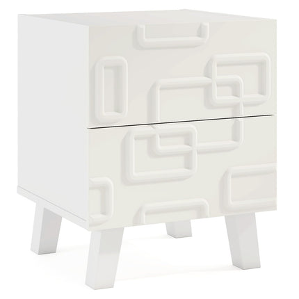 Dreamade Mid Century Modern Nightstand for Small Space