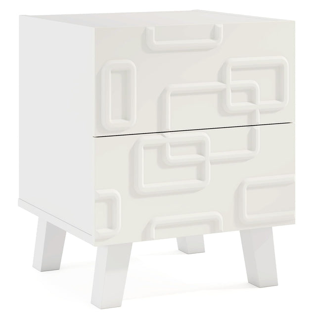 Dreamade Mid Century Modern Nightstand for Small Space