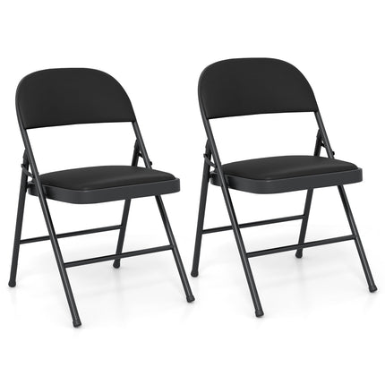 Dreamade Portable Party Chairs with Metal Frame