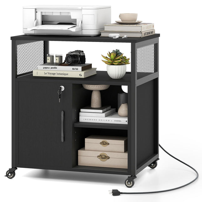 Dreamade File Cabinet | Lateral Filing Cabinet with Lock