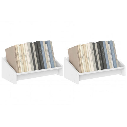 Dreamade Wood Desktop Bookshelf Tilting Tabletop Bookcase