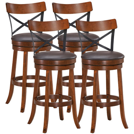 Dreamade 25”Height Kitchen Counter Bar Stools for Kitchen Island, Pub, and Restaurant