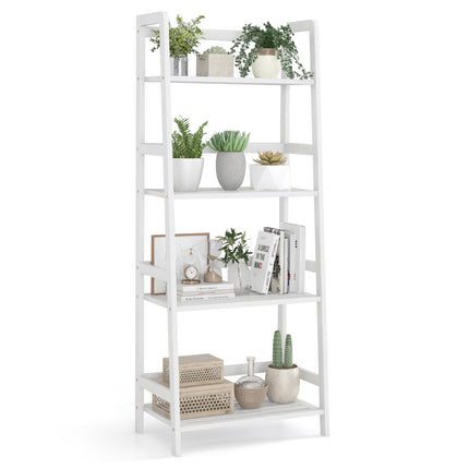 Dreamade 4-Tier Bamboo Plant Stand Flower Pots Holder Display Shelf, 47.5"