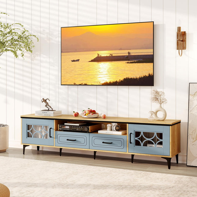 Dreamade Wood TV Stand for TVs up to 80"