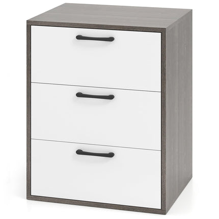 Dreamade Nightstand with 3 Drawers for Bedroom Hallway