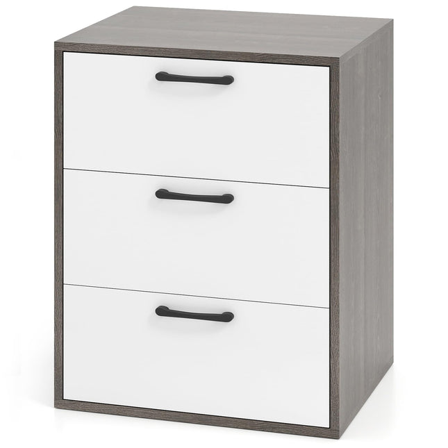 Dreamade Nightstand with 3 Drawers for Bedroom Hallway