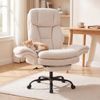 Dreamade Criss Cross Legged Reclining Desk Chair with 5-Level Adjustable Armrests