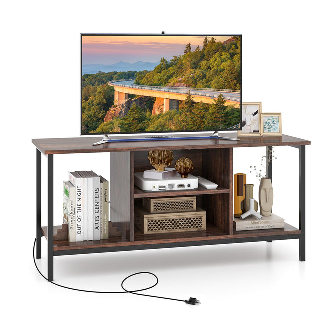 Dreamade TV Stand for Bedroom, Entertainment Center for 50 Inch TV
