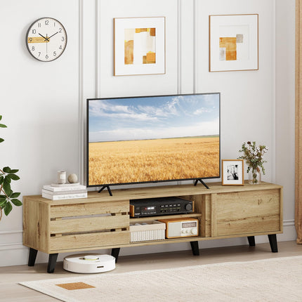 Dreamade Mid Century Modern TV Stand for 65-80 Inch TV
