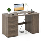 Dreamade Computer Desk with Drawers 53 Inch