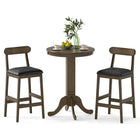 Dreamade 3 Pieces Wood Bar Table Set for 2