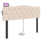 Dreamade Headboard with 2 AC Outlets for Queen & Full Size Bed