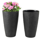 Dreamade 21” Tall Round Tapered All Weather Flower Pots Set of 2