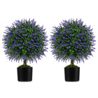 Dreamade 22'' Artificial Wisteria Topiary Ball Tree with Vivid Wisteria