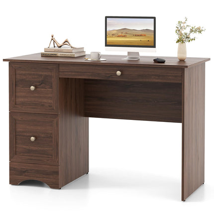 Dreamade Computer Desk with 2 Drawers
