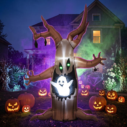DREAMADE 8 FT Halloween Inflatable Dead Tree Animated Spooky Ghost Tree