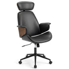 Dreamade Ergonomic High Back Faux Leather Executive Chair with Headrest