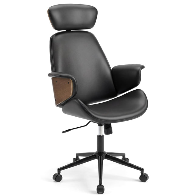 Dreamade Ergonomic High Back Faux Leather Executive Chair with Headrest